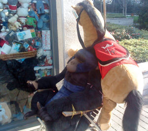 horse gorilla