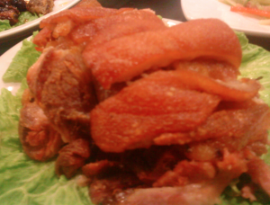 probably pork