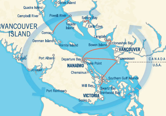 Ferries-Map