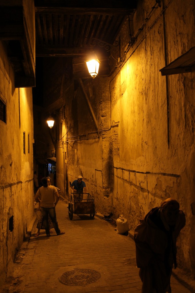 walking back in dark