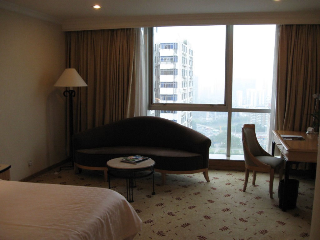 My room at the Sheraton Nanjing
