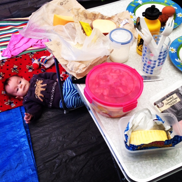 A Totally Impractical Guide to Camping in England With a 4 Month Old Baby